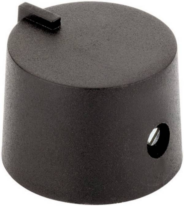 Tête de bouton rotatif  4458.6317 avec pointeur noir (Ø x H) 17 mm x 14 mm 1 pc(s)