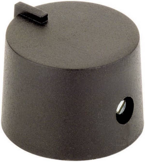 Tête de bouton rotatif 44586321 avec pointeur noir (Ø x H) 21 mm x 14 mm 1 pc(s)