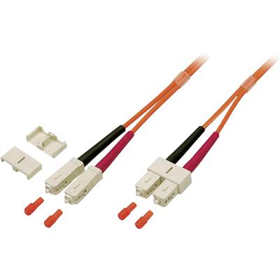 Câble de raccordement FO EFB Elektronik O6423.050 [1x SC mâle - 1x SC mâle] 62,5/125 µ Multimode OM1 0.50 m