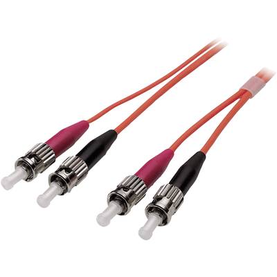 Câble de raccordement FO EFB Elektronik O6023.0,5 [1x ST mâle - 1x ST mâle] 62,5/125 µ Multimode OM1 0.50 m