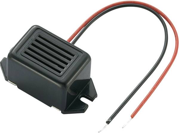 TRU COMPONENTS TC-10358332 Buzzer miniature Bruit généré: 75 dB  Tension: 4.5 V/DC son continu 1 pc(s)
