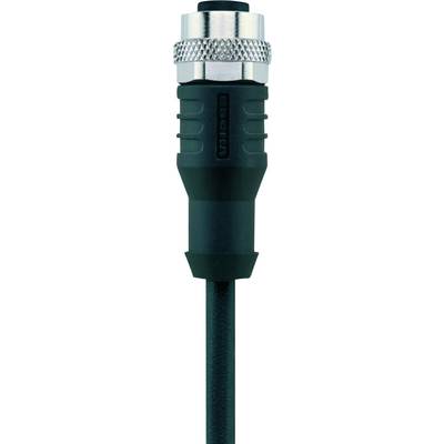 Câble M12 pour capteurs/actionneurs "Automation Line" Escha AL-WAK4-5/S370 8043812 Pôle: 4 Contenu: 1 pc(s)