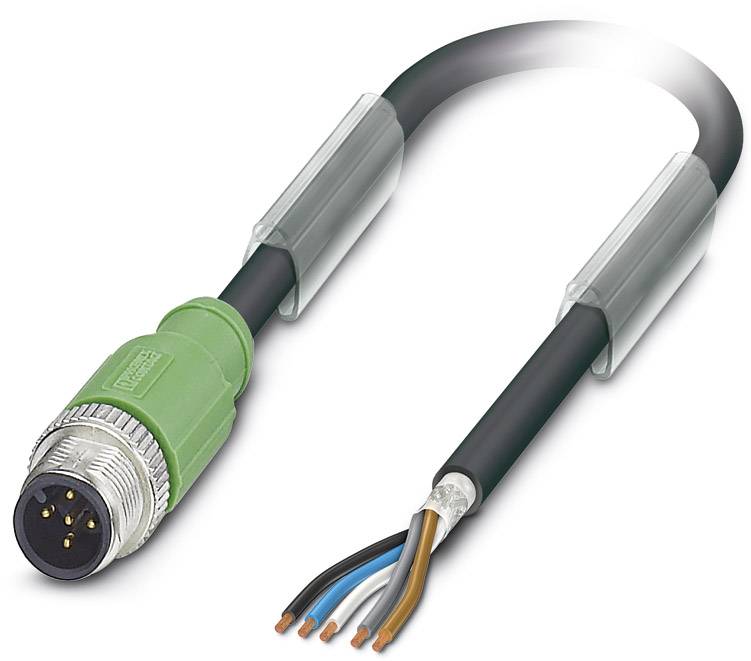 Câble pour capteurs/actionneurs Phoenix Contact SAC-5P-M12MS/ 5,0-PUR SH 1682731 Contenu: 1 pc(s)