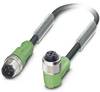 Câble pour capteurs/actionneurs Phoenix Contact SAC-4P-M12MS/5,0-PUR/M12FR 1696400 Contenu: 1 pc(s)