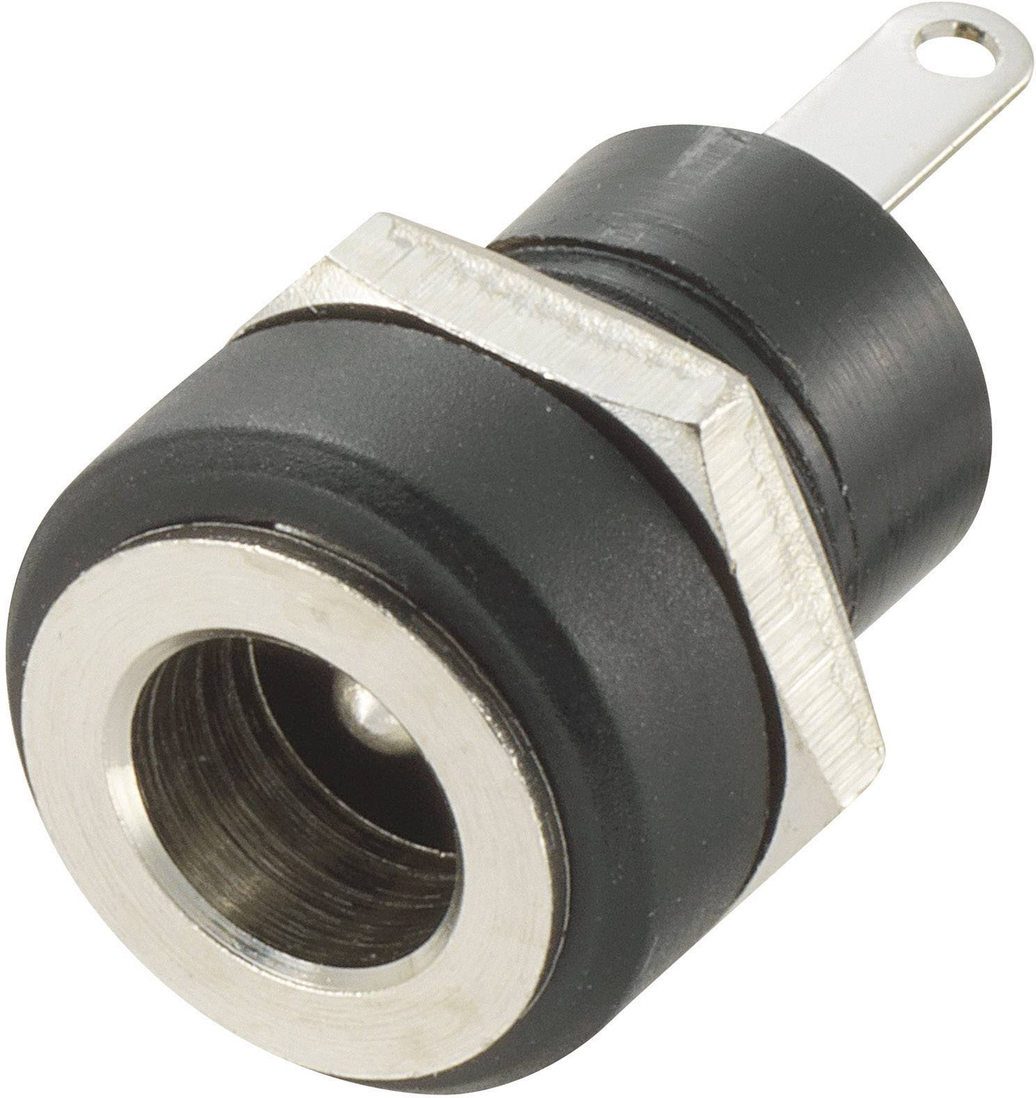 Connecteur basse tension embase femelle, verticale TRU COMPONENTS 716886 Diamètre intérieur: 4.9 mm 1.65 mm 1 pc(s)