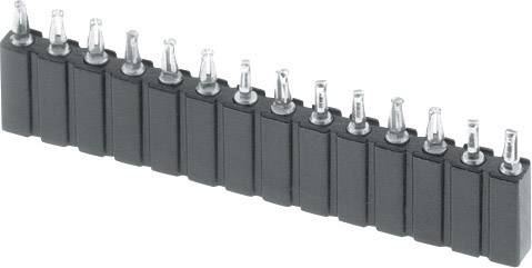 TRU COMPONENTS Barrette femelle (de précision) Nbr de rangées: 1 Nombre de pôles par rangée: 20 TC-0306PF-020-1-50-00 1 