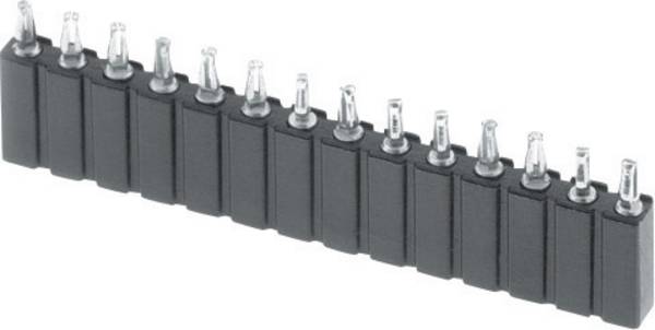 TRU COMPONENTS Barrette femelle (de précision) Nbr de rangées: 1 Nombre de pôles par rangée: 20 TC-0306PF-020-1-50-00 1 pc(s)