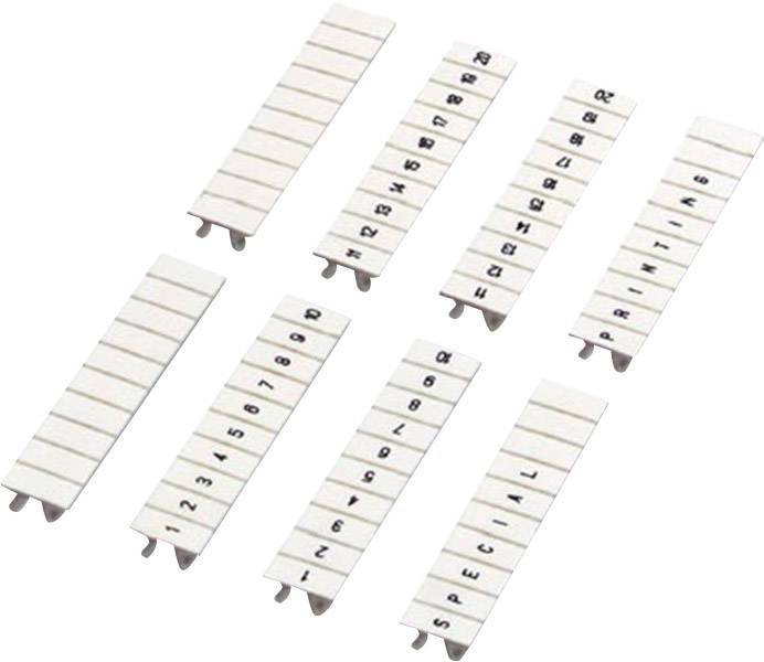Repères pour blocs de jonction Phoenix Contact ZB 5,LGS:FORTL.ZAHLEN 11-20 1050017:0011 10 pc(s)
