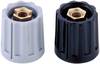 Tête de bouton rotatif Mentor 331.6 avec pointeur noir (Ø x H) 15 mm x 14 mm 1 pc(s)