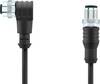 Câble de connexion blindé M12 pour capteurs/actionneurs "Automation Line" Escha AL-WAKS4.5-5-AL-WASS4.5/S370 8046295 Pôle: 4+PE Contenu: 1 pc(s)