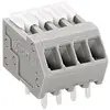 Bornier à ressort WAGO 218-504 0.50 mm² Nombre de pôles 4 gris 1 pc(s)