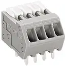 Bornier à ressort WAGO 218-104 0.50 mm² Nombre de pôles 4 gris 1 pc(s)