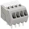 Bornier à ressort WAGO 218-104 0.50 mm² Nombre de pôles 4 gris 1 pc(s)