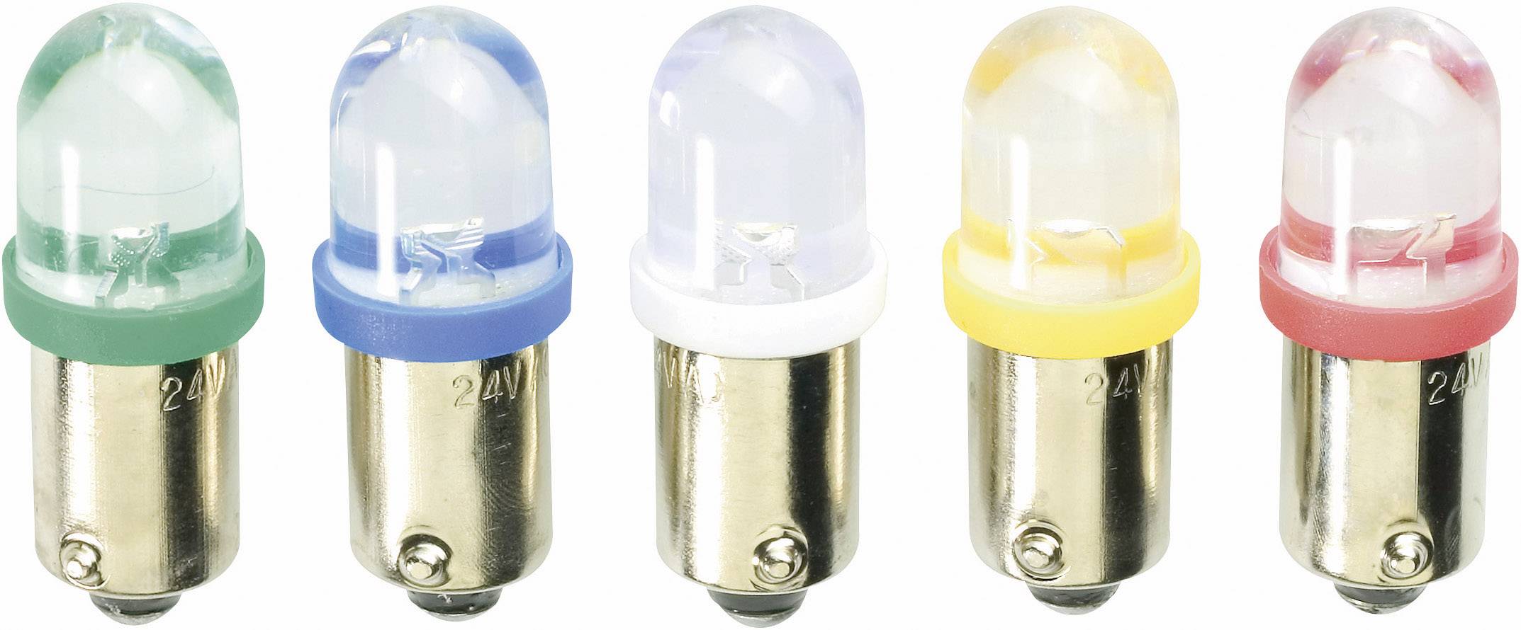 Barthelme 59091226 Voyant de signalisation LED blanc chaud BA9S 12 V/DC, 12 V/AC