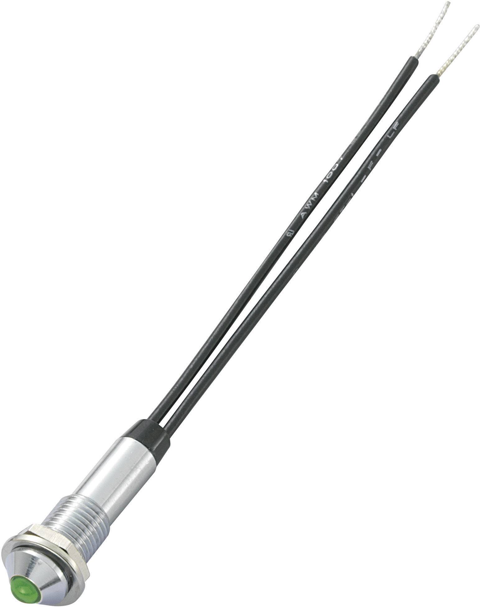 Sedeco 726713 Voyant standard avec ampoule vert 1 pc(s)