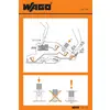 Autocollant avec illustration de la manipulation WAGO 210-370 100 pc(s)