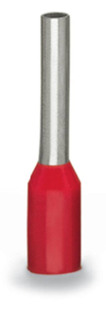 Embout simple d'extrémité de câble WAGO 216-263 1 mm² x 14 mm partiellement isolé rouge 1000 pc(s)