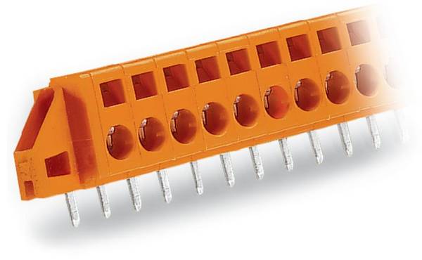 Bornier à ressort WAGO 231-639/017-000 2.5 mm² Nombre de pôles 9 orange 25 pc(s)