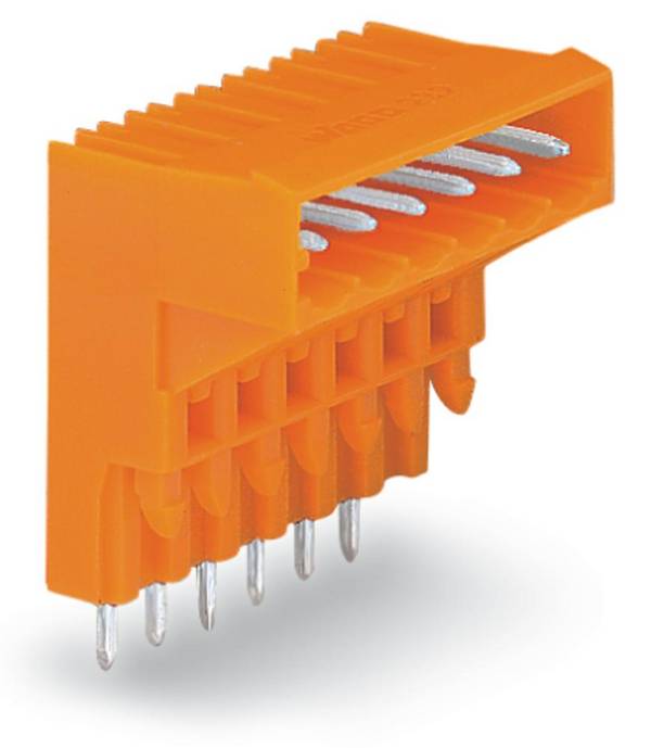 Barrette mâle (standard) série 301 WAGO 232-366 Nbr total de pôles 6 Pas: 5.08 mm 50 pc(s)