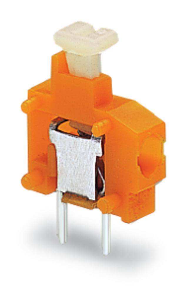 Bornier à ressort WAGO 235-101 1.50 mm² Nombre de pôles 1 orange 800 pc(s)