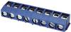 Bornier à vis Degson DG301R-5.0-03P-12-00AH-1 2 mm² Nombre de pôles 3 bleu 1 pc(s)