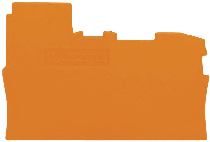 Un modèle en plastique orange portant l'inscription 'HZI EE 2002', représentant la silhouette d'une pièce de machine ou de moteur spécifique.