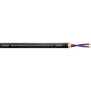 Cordial CMK 222 BLACK 100 Câble micro UNITRONIC® MICROPHONE 2 x 0.22 mm² + 2 x 0.22 mm² noir Marchandise vendue au mètre