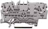 Borne de passage WAGO 2002-1601 5.20 mm ressort de traction Affectation: L gris 1 pc(s)