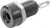 Embase femelle Ø de la broche: 4 mm TRU COMPONENTS TC-R1-16A Black 1587888 noir 1 pc(s)