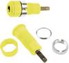 Douille banane Ø de la broche: 2 mm Stäubli SLB2-F2,8 65.9098-24 jaune 1 pc(s)