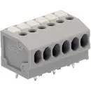 Bornier à ressort WAGO 805-104 1.50 mm² Nombre de pôles 4 gris 1 pc(s)