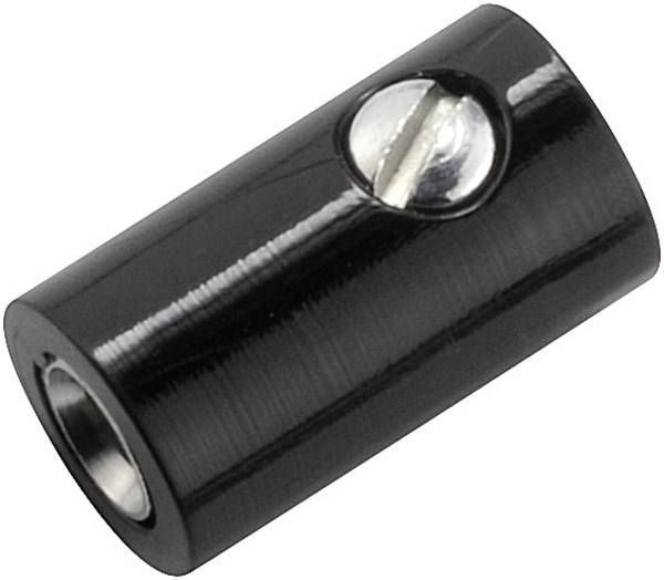 Fiche banane femelle Ø de la broche: 2.6 mm Kahlert Licht  noir 1 pc(s)