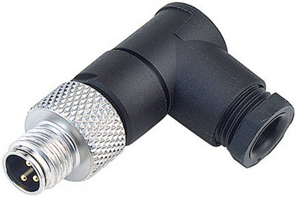 binder 99-3387-00-04 Connecteur non confectionné pour capteurs/actionneurs M8 mâle, coudé Nombre de pôles: 4 1 pc(s) Piece