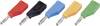 fiche à aigrette Ø de la broche: 4 mm TRU COMPONENTS TC-R8-B19 R 1587891 rouge 1 pc(s)