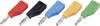 fiche à aigrette Ø de la broche: 4 mm TRU COMPONENTS TC-R8-B19 BL 1587893 bleu 1 pc(s)