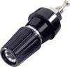 Borne de polarité Ø stylo (détails): 4 mm TRU COMPONENTS TC-R1-14M B 1587894 noir 10 A 1 pc(s)