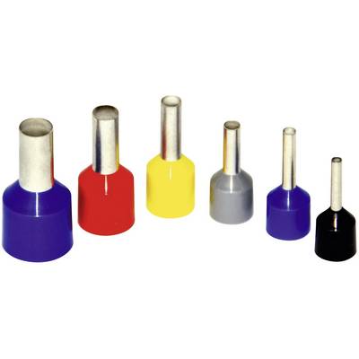 Six cosses de câble de différentes tailles et couleurs (bleu, rouge, jaune, gris, blanc, noir) pour les connexions de câbles.