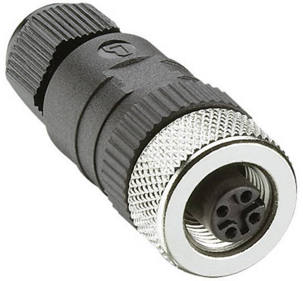 Lumberg Automation 108646 Connecteur non confectionné pour capteurs/actionneurs M12 femelle, droit Nombre de pôles: 4 1 pc(s)