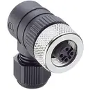 Lumberg Automation 108659 Connecteur non confectionné pour capteurs/actionneurs M12 femelle, coudé Nombre de pôles: 5 1