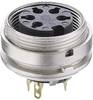 Connecteur rond DIN embase femelle, verticale Lumberg KGV 40 Nombre de pôles: 4 argent 1 pc(s)
