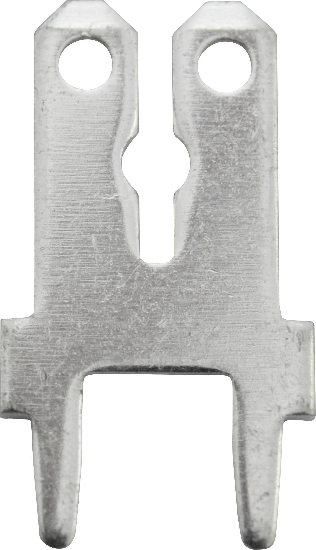 Languette 6.3 x 0.8 mm Vogt Verbindungstechnik 3866C.68 180 ° non isolé métal 1 pc(s)