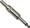 BKL Electronic 1107008 Jack 6.35 mm mâle, droit Nombre de pôles: 2 mono argent 1 pc(s)