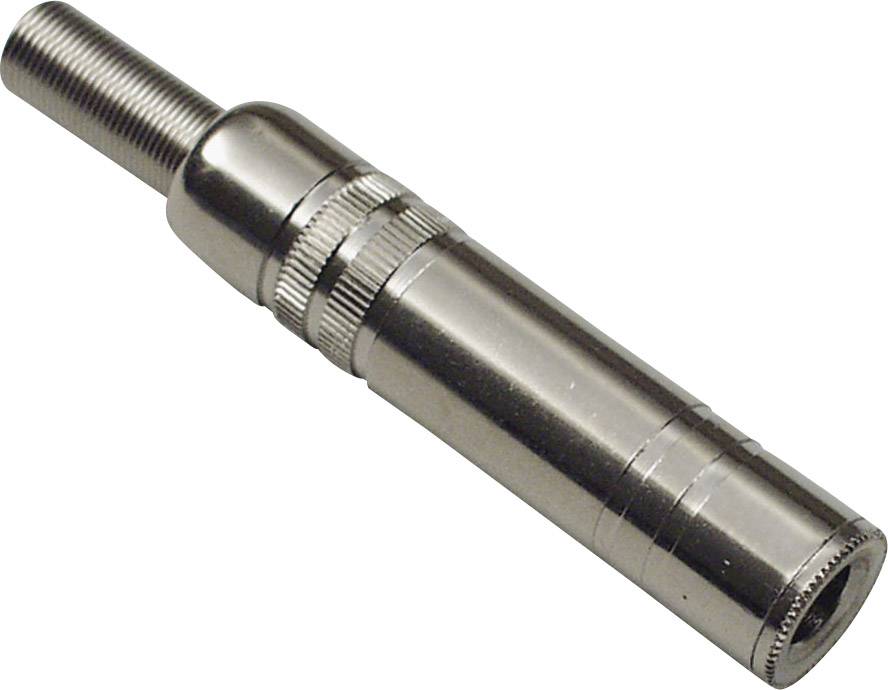 Jack 6.35 mm femelle, droit TRU COMPONENTS 1578983 mono argent 1 pc(s)