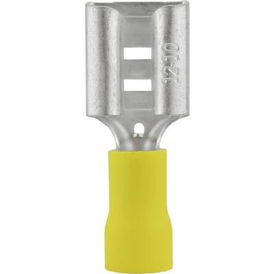 Cosse clip 9.5 mm x 1.2 mm Vogt Verbindungstechnik 3914S  180 ° partiellement isolé jaune 1 pc(s) 
