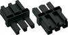 WAGO Dispositif de raccordement Alimentation mâle - Alimentation femelle Nombre total de pôles: 2 + PE noir 1 pc(s)
