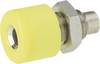 Douille banane Ø de la broche: 2.6 mm Schnepp 187 GELB jaune 1 pc(s)