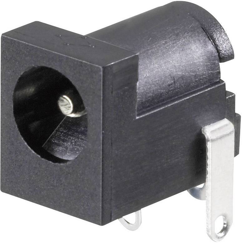 Connecteur basse tension embase femelle horizontale Conrad Components DC25-09 Diamètre intérieur: 6.3 mm 2.5 mm 1 pc(s)