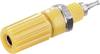 Borne de polarité Ø stylo (détails): 4 mm TRU COMPONENTS TC-R1-9 Yellow 1587899 jaune 10 A 1 pc(s)