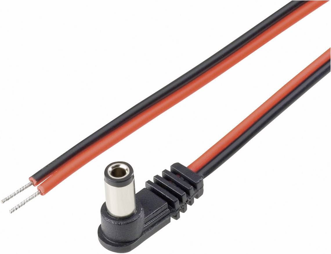 extr/émit/és Ouvertes 5.5 mm 2.5 mm 2 m 1 pc s c/âble C/âble de raccordement Basse Tension VOLTCRAFT DC-2C25-XL DC m/âle