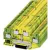 Bloc de jonction à 2 étages pour conducteur protection Contenu: 1 pc(s) Phoenix Contact PTTB 4-PE 3211854